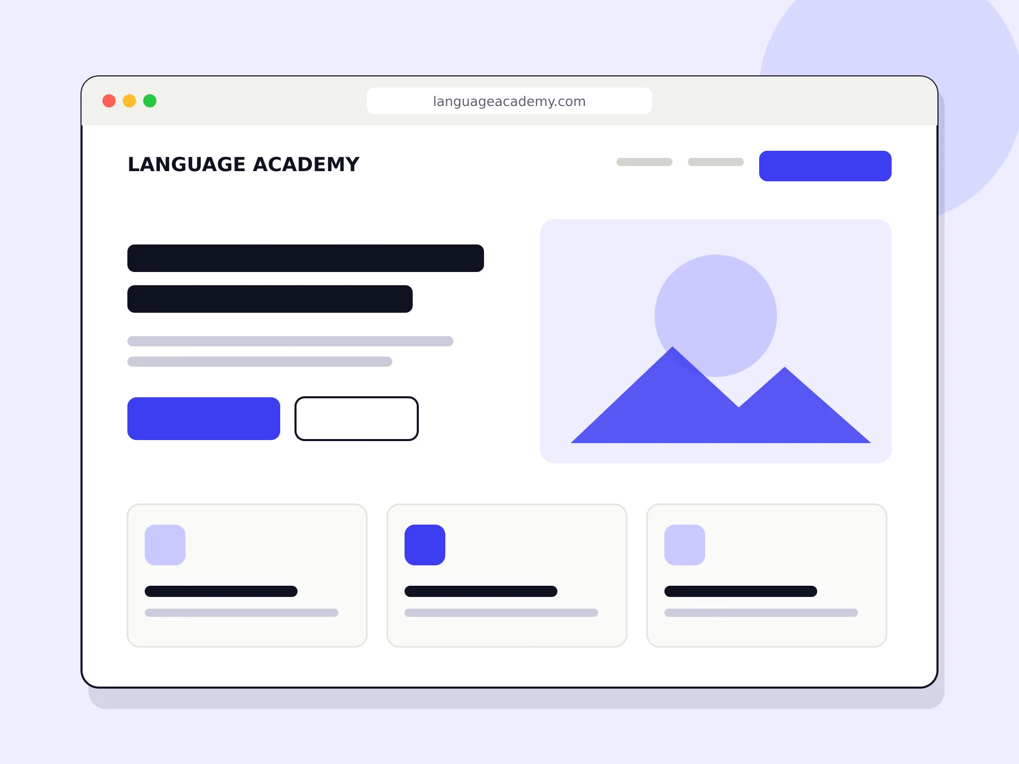 LANGUAGE ACADEMY: صورة المشروع