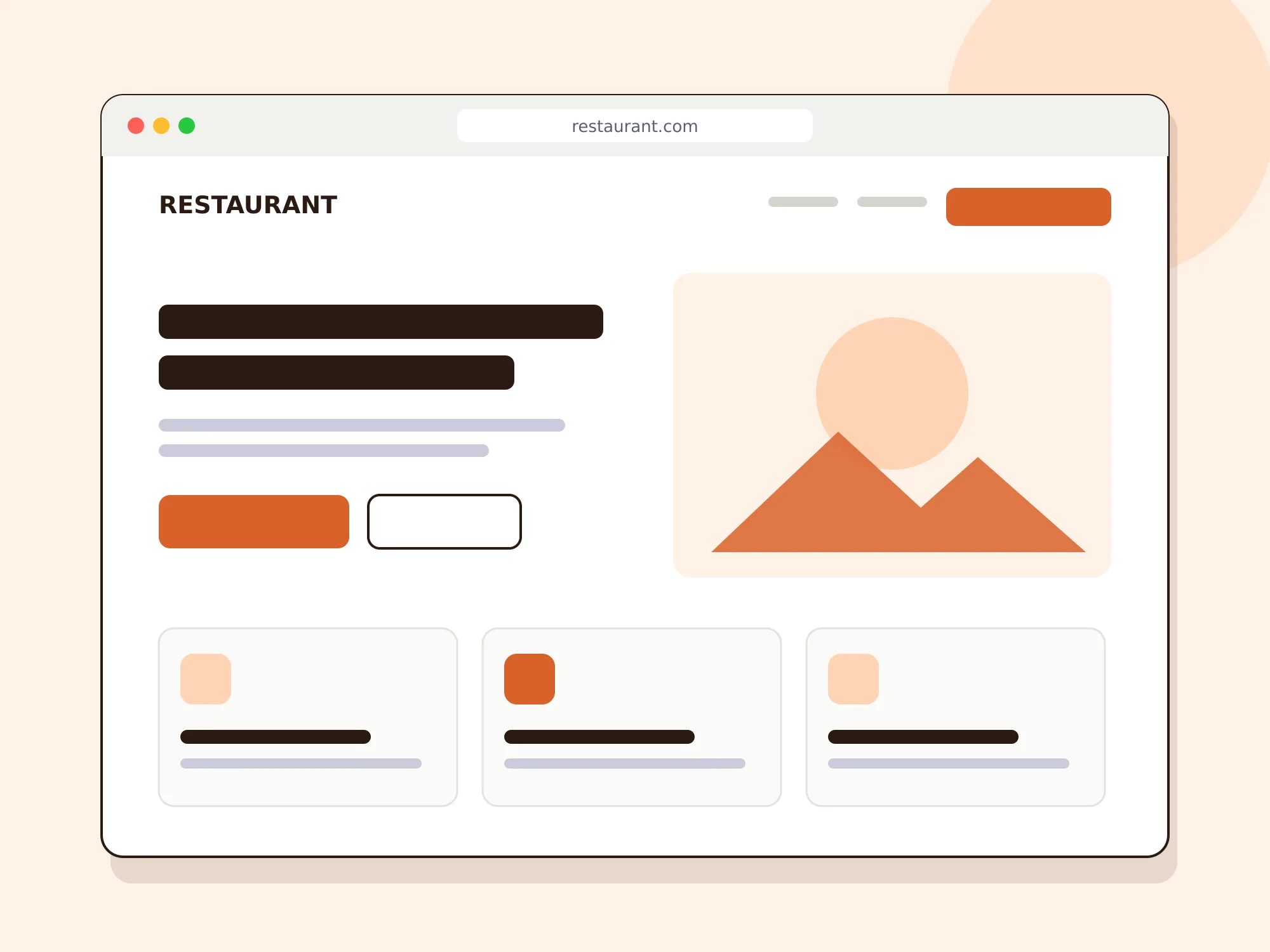 RESTAURANT: صورة المشروع